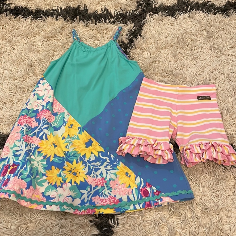 Matilda Jane Dress and Shorties